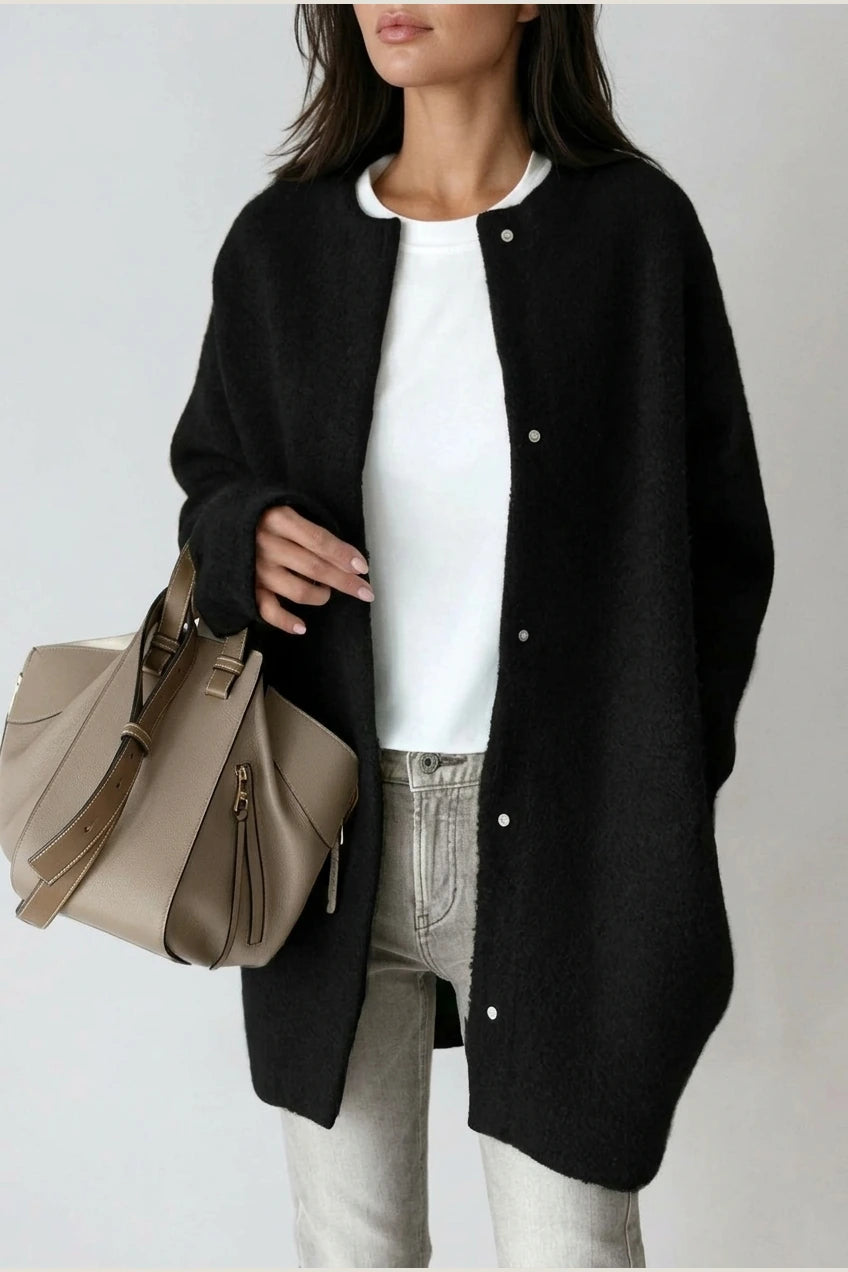 Elena | Wool Blend with Button Closure — variant_front