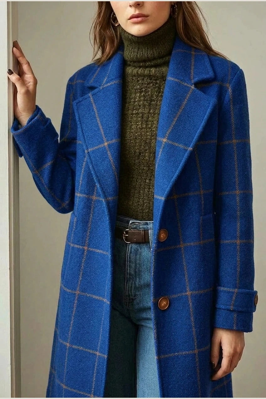 Oxford | Wool Check Coat — variant_front