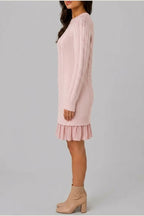 Dress Women - Cable Knit Sweater Dress — variant_front