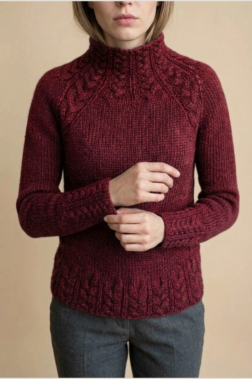 Rossy - Elegant Turtleneck Sweater — variant_front