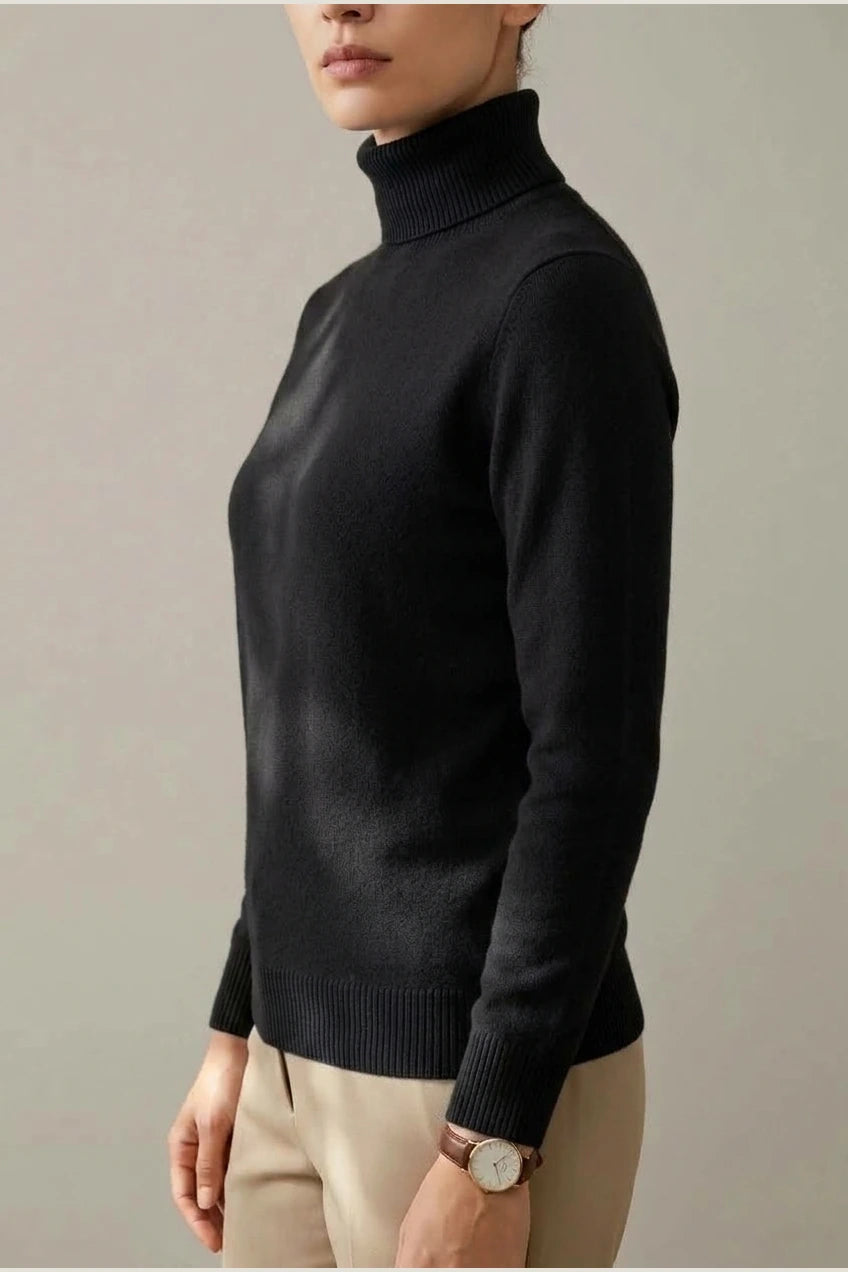 CARRINGTON CASHMERE TURTLENECK — variant_front
