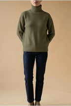 AMELIA SOFT KNIT ROLL NECK JUMPER — variant_front