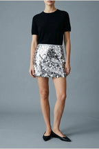 Alice | Dazzling Sparkling Sequin Skirt — variant_front