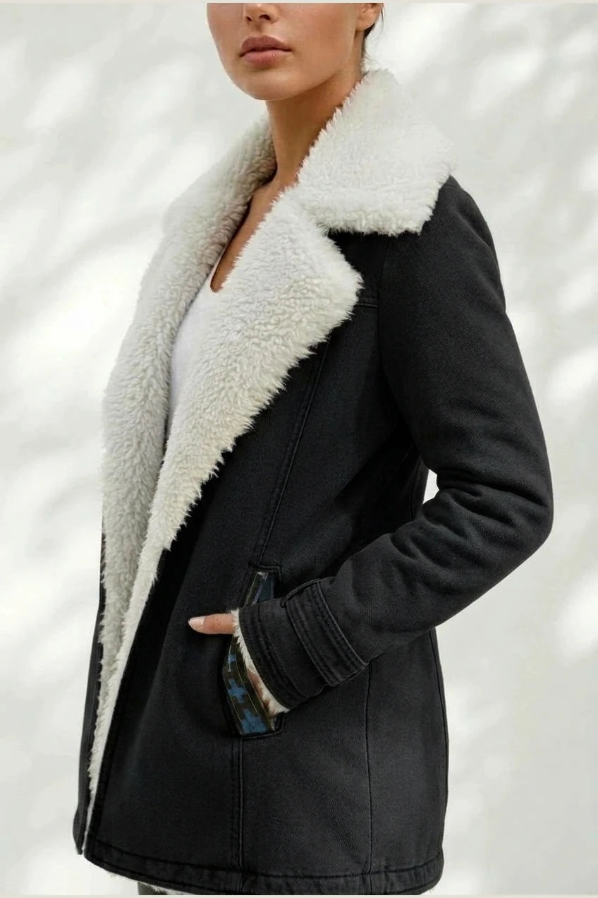 Amara | Wool Blend Winter Coat — variant_front