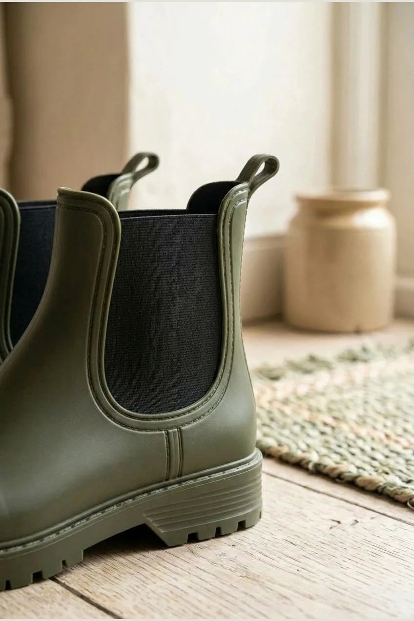 Women's Short Chelsea Rain Boots – Grisvelle — variant_front