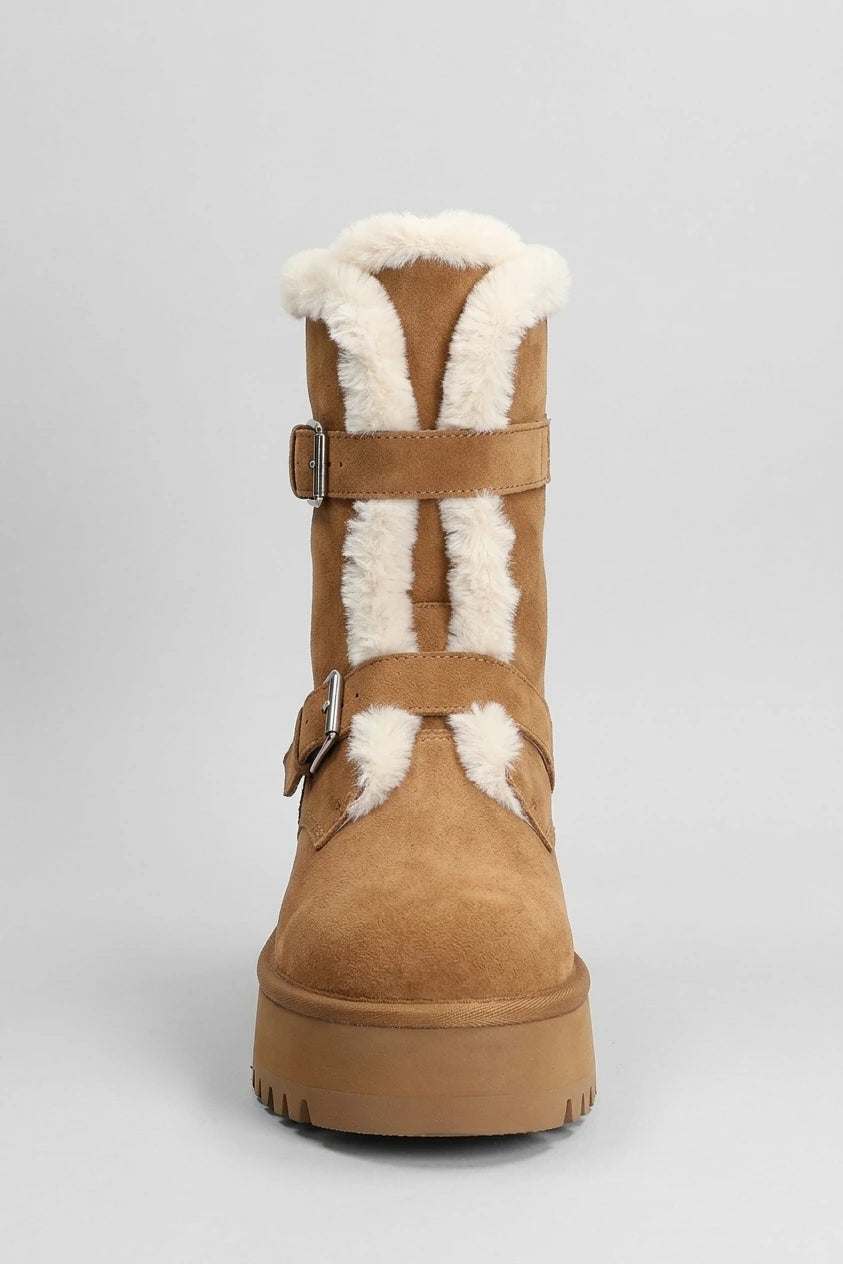 Women's Chunky Sole Mid-Calf Boots – Ravelise — variant_front
