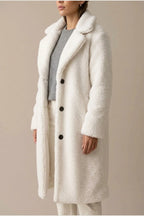 Doris | Women's Oversized Teddy Long Coat — variant_front