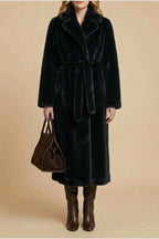 Women's Oversized Faux Fur Long Coat – Willow — variant_front