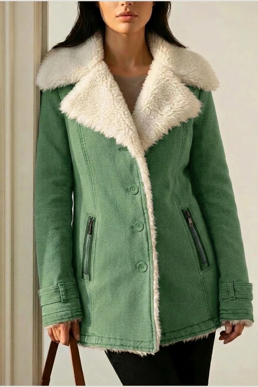 Amara | Wool Blend Winter Coat — variant_front