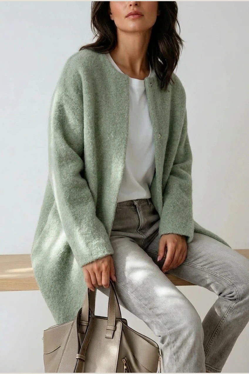 Elena | Wool Blend with Button Closure — variant_front
