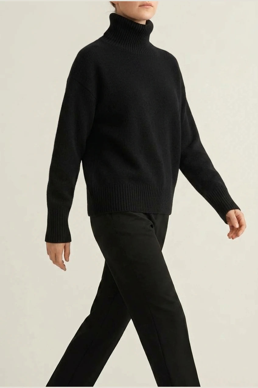 AURORA CASHMERE TURTLENECK SWEATER — variant_front