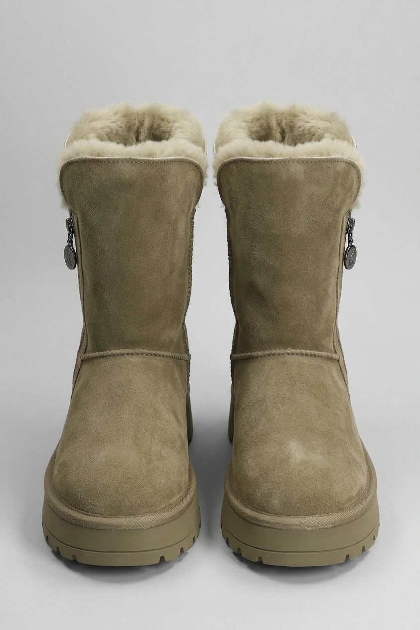 Women's Fleece Mid-Calf Snow Boots – Clairvane — variant_front
