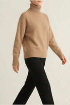 AURORA CASHMERE TURTLENECK SWEATER — variant_front