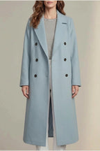 Women's Wool Blend Double-Breasted Coat – Elspeth — variant_front
