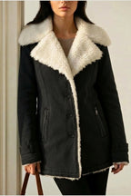 Amara | Wool Blend Winter Coat — variant_front