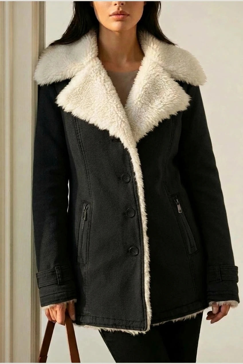 Amara | Wool Blend Winter Coat — variant_front