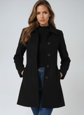 Timeless Fitted Wool Coat with Wide Collar — variant_front