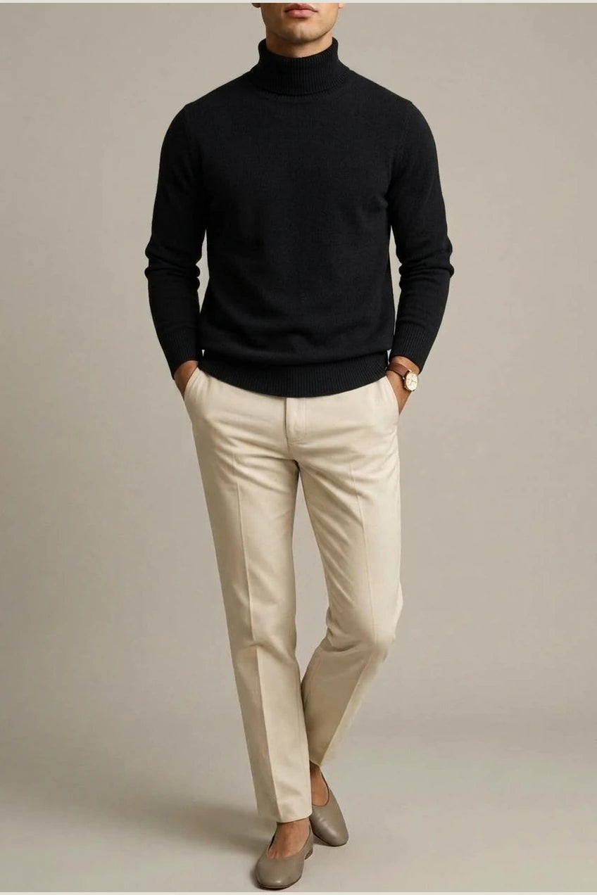CARRINGTON CASHMERE TURTLENECK — variant_front