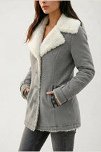 Amara | Wool Blend Winter Coat — variant_front