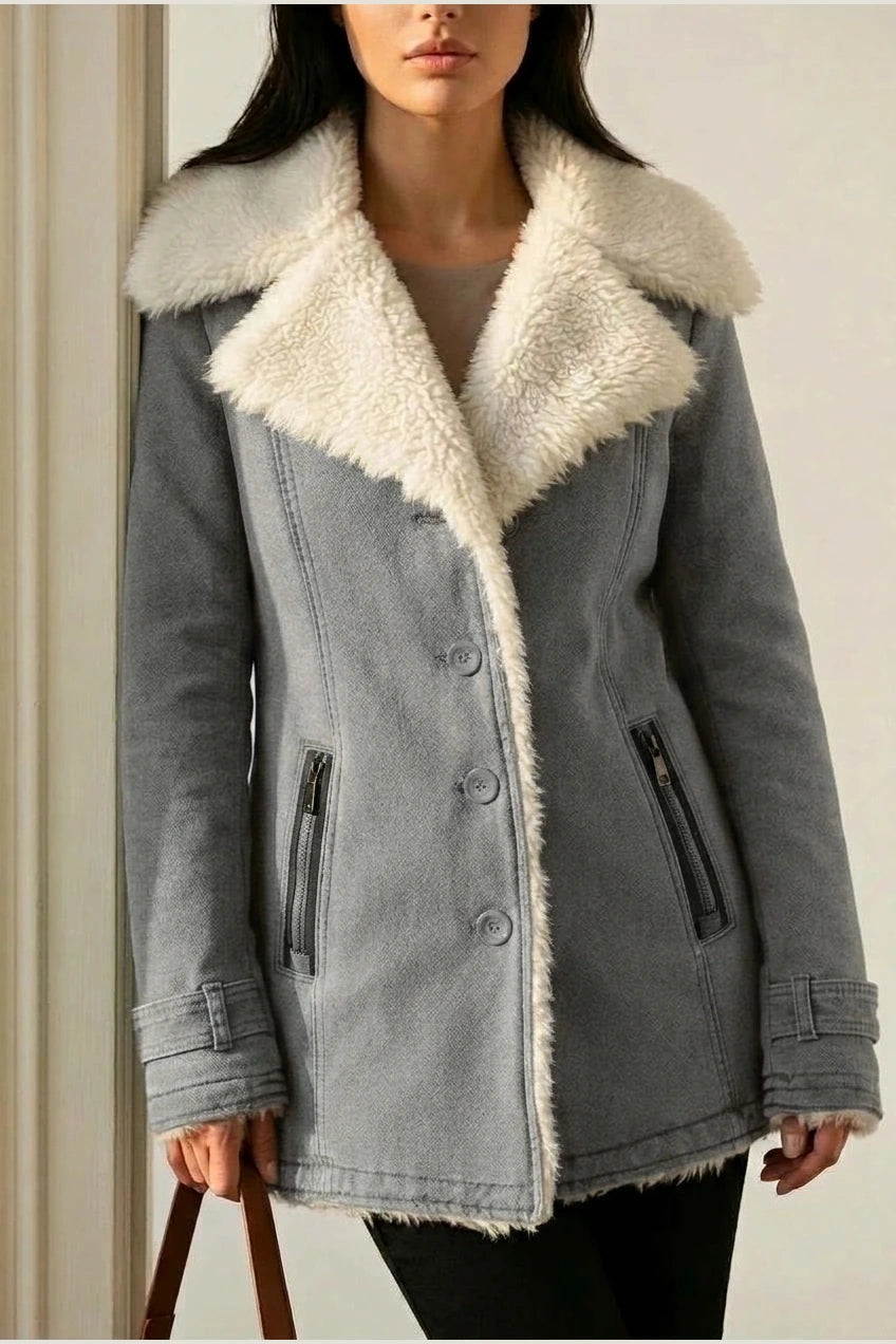 Amara | Wool Blend Winter Coat — variant_front