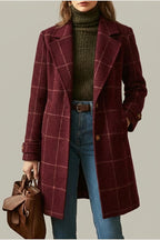 Oxford | Wool Check Coat — variant_front