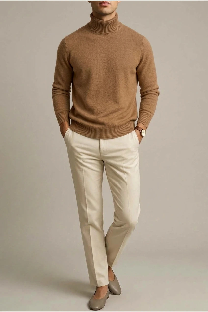 CARRINGTON CASHMERE TURTLENECK — variant_front