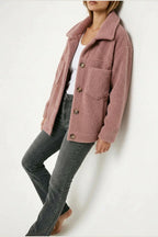 Vespera | Soft Button-Front Teddy Jacket — variant_front