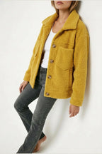 Vespera | Soft Button-Front Teddy Jacket — variant_front