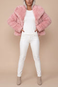 Faux Fur Cropped Coat for Women — variant_front