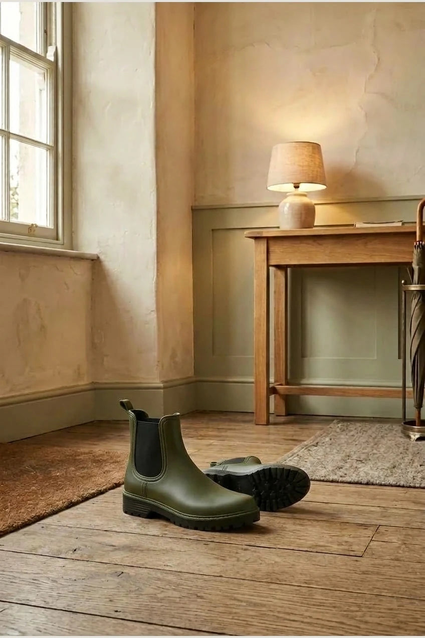 Women's Short Chelsea Rain Boots – Grisvelle — variant_front