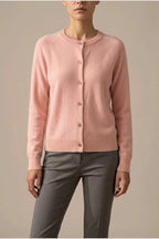 Evelyn | Women's Merino Wool Long Sleeve Knit Jumper Cardigan — variant_front