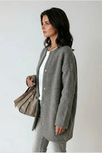 Elena | Wool Blend with Button Closure — variant_front