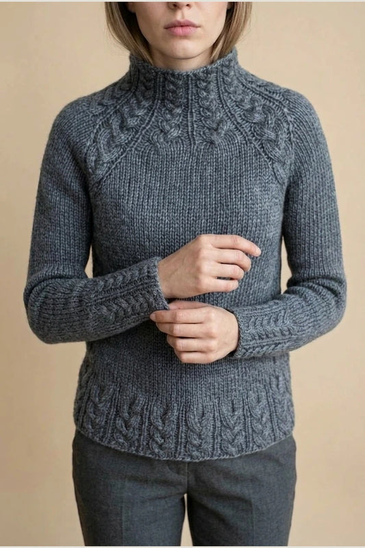 Rossy - Elegant Turtleneck Sweater — variant_front