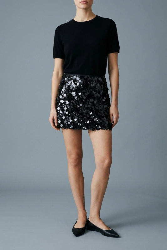 Alice | Dazzling Sparkling Sequin Skirt — variant_front