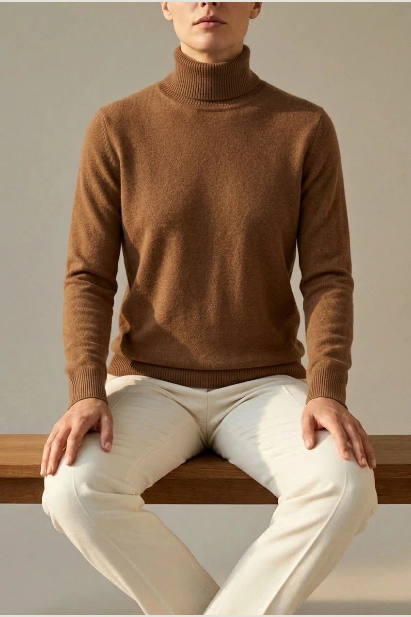 CARRINGTON CASHMERE TURTLENECK — variant_front