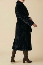 Women's Oversized Faux Fur Long Coat – Willow — variant_front
