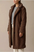 Doris | Women's Oversized Teddy Long Coat — variant_front