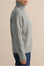 AMELIA SOFT KNIT ROLL NECK JUMPER — variant_front