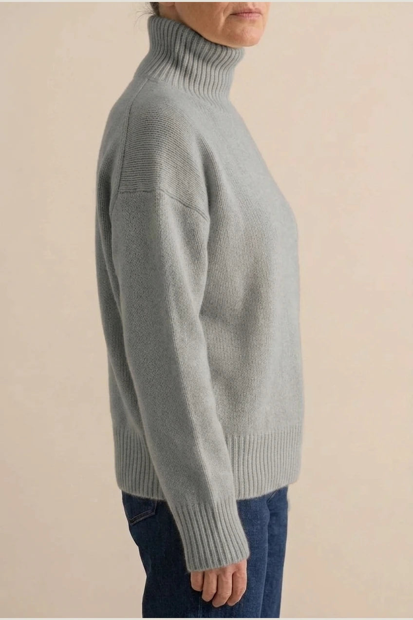 AMELIA SOFT KNIT ROLL NECK JUMPER — variant_front