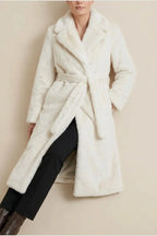 Women's Oversized Faux Fur Long Coat – Willow — variant_front