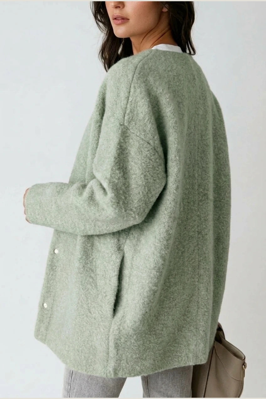 Elena | Wool Blend with Button Closure — variant_front