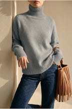 AMELIA SOFT KNIT ROLL NECK JUMPER — variant_front
