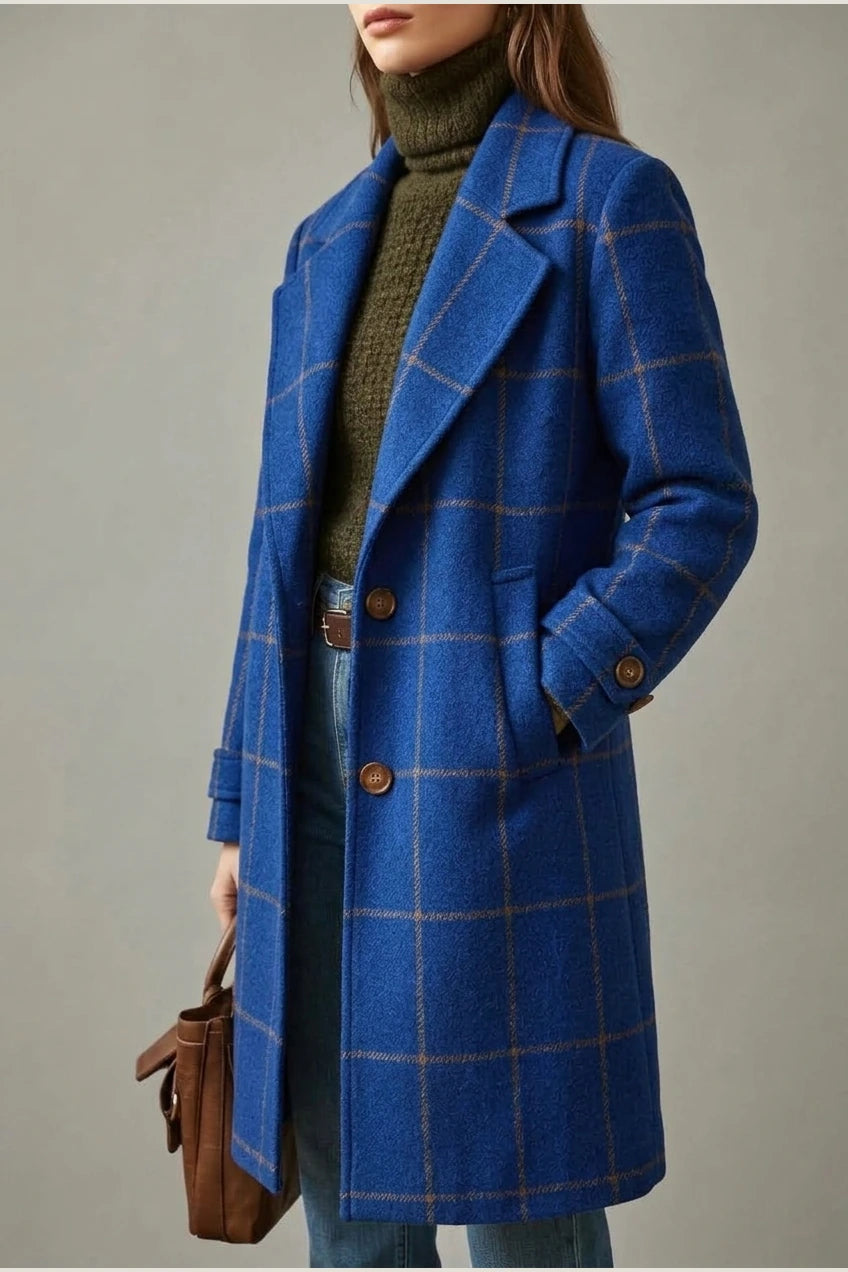 Oxford | Wool Check Coat — variant_front