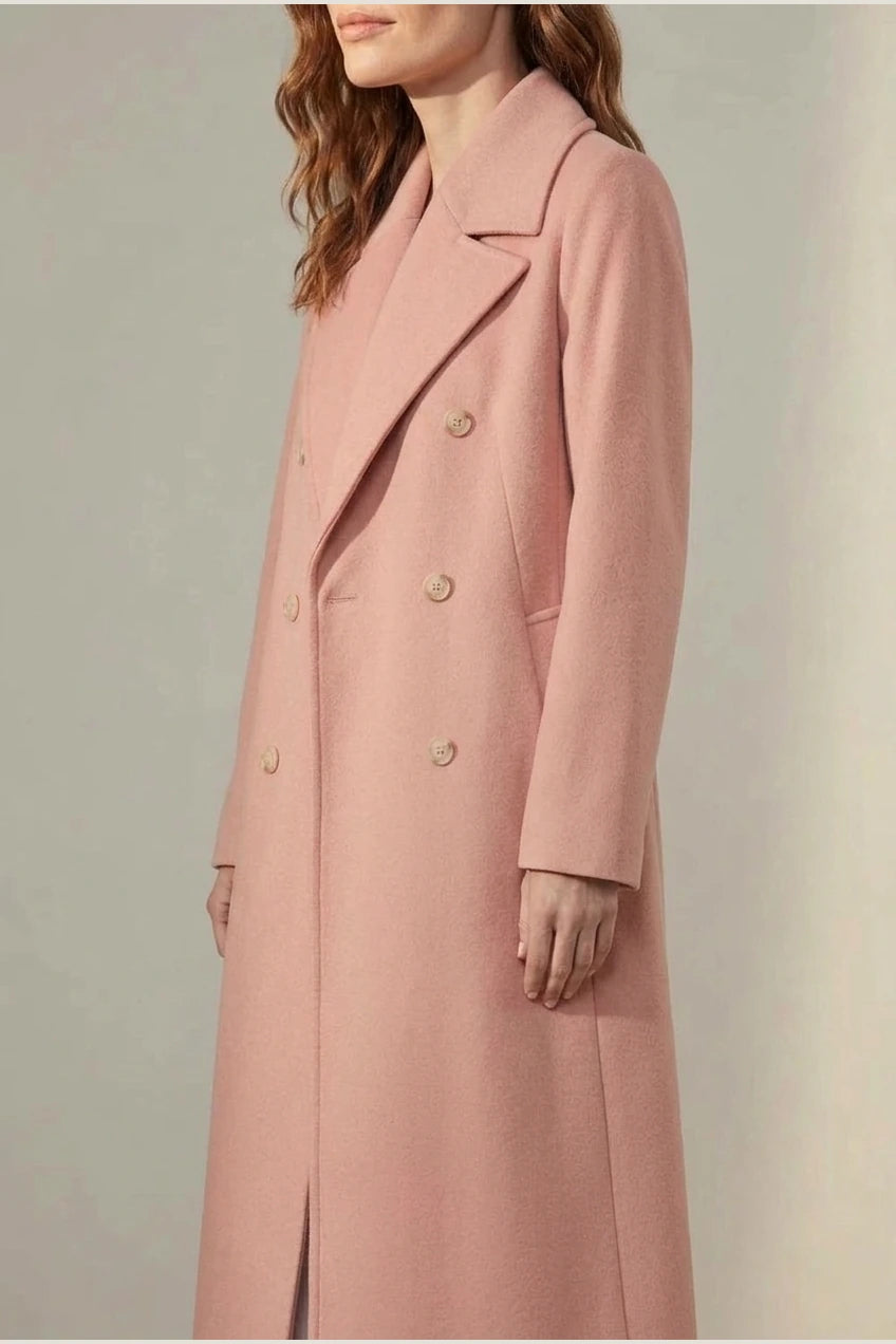 Women's Wool Blend Double-Breasted Coat – Elspeth — variant_front