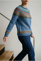 Ivana - Vintage Jacquard Crew Neck Sweater — variant_front