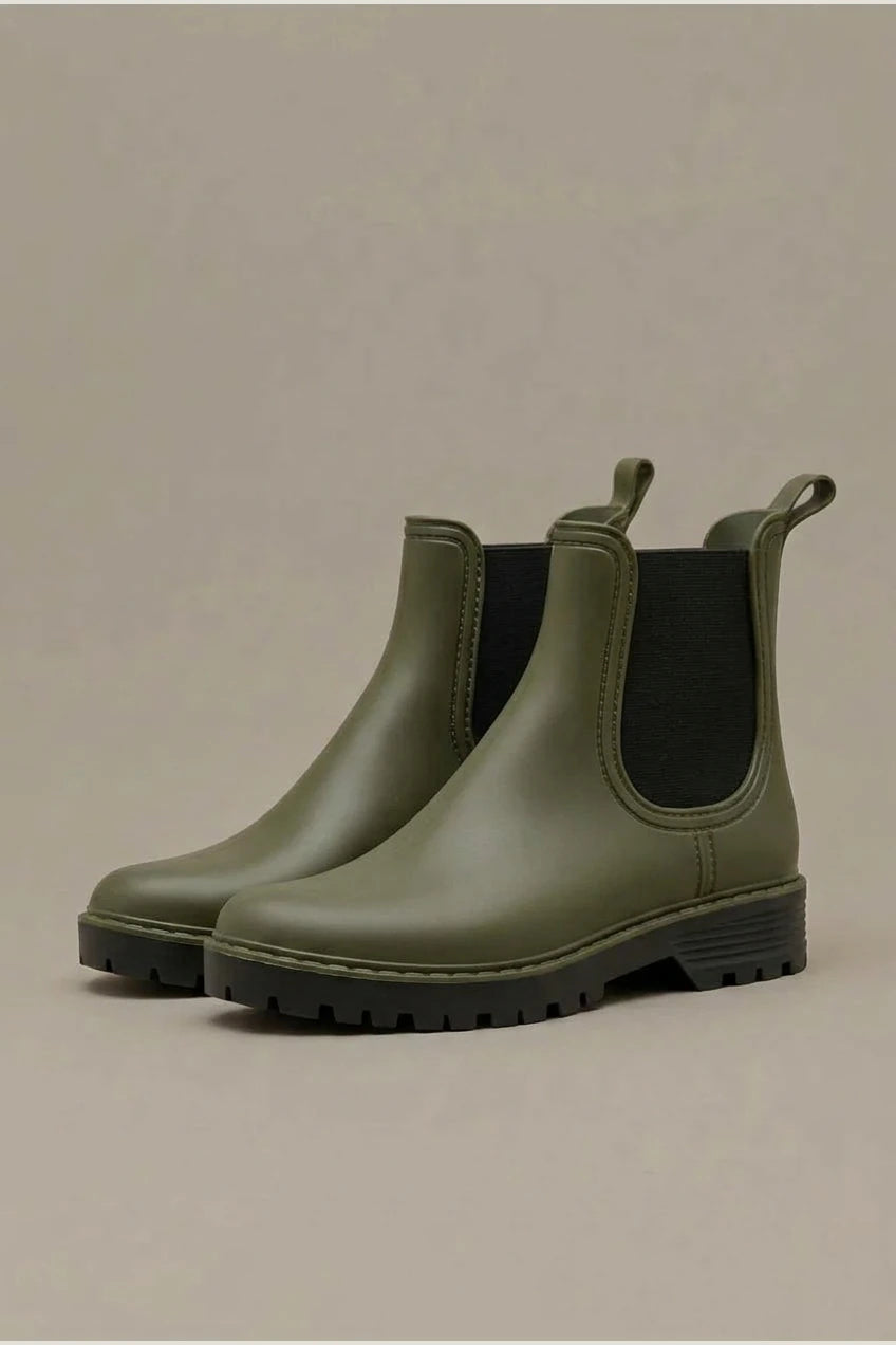 Women's Short Chelsea Rain Boots – Grisvelle — variant_front