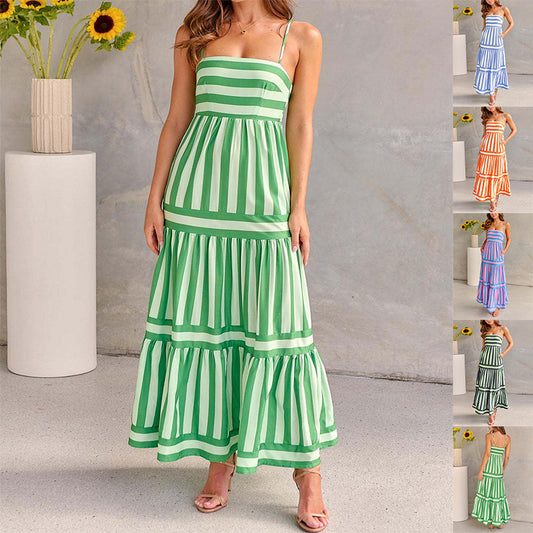 Robe Raye à poches