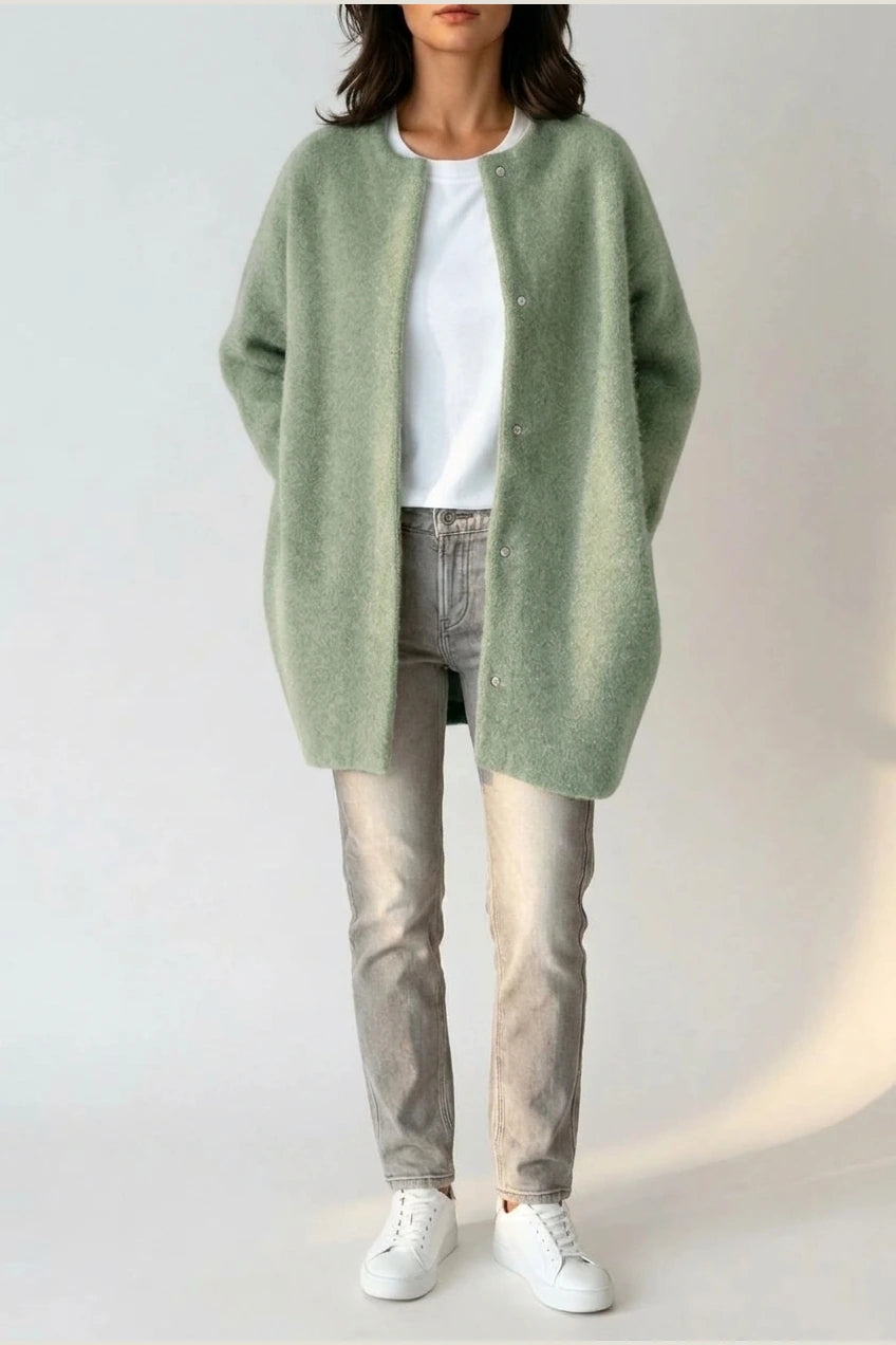 Elena | Wool Blend with Button Closure — variant_front