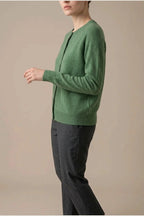 Evelyn | Women's Merino Wool Long Sleeve Knit Jumper Cardigan — variant_front