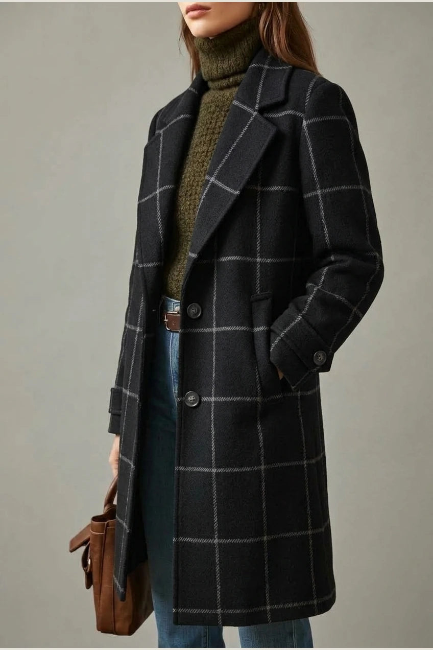 Oxford | Wool Check Coat — variant_front